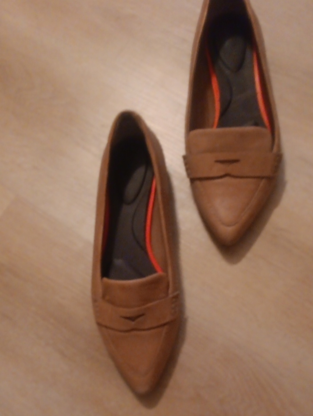 Rockport V8115 Leather Loafers Brown US 8